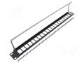 Mounting adapter; patch panel; rack; screw; 29mm; M3; Height: 1U CLIFF CP30162