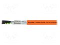 Wire: servo drive; TOPSERV®109; 4G16mm2; orange; stranded; Cu; PUR HELUKABEL TOPSERV109P-4X16