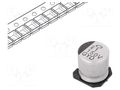 Capacitor: hybrid; 150uF; 35VDC; SMD; ESR: 20mΩ; ±20%; Ø10x10mm; 1.8A NICHICON GYD1V151MCQ1GS