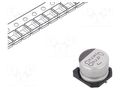 Capacitor: electrolytic; low ESR; SMD; 22uF; 63VDC; Ø8x6.2mm; ±20% NICHICON UCD1J220MCL6GS