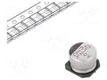 Capacitor: electrolytic; low ESR; SMD; 220uF; 35VDC; Ø10x7.7mm NICHICON UCL1V221MCL6GS