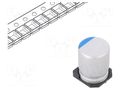 Capacitor: hybrid; low ESR; 100uF; 63VDC; SMD; ESR: 24mΩ; ±20%; 4000h NICHICON PCR1J101MCL1GS