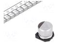 Capacitor: electrolytic; SMD; 47uF; 50VDC; Ø6.3x7.7mm; ±20%; 2000h NICHICON UUD1H470MCL1GS