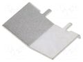 Heatsink: extruded; flat; TO220; silver; L: 20mm; W: 31mm; H: 800um Advanced Thermal Solutions ATS-PCBT1091