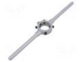 Diestock; cast zinc; Grip capac: BSW 3/8"-7/16",M10-M11; L: 280mm VÖLKEL VOLKEL-15005
