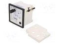 Voltmeter; on panel; VAC: 0÷500V; Class: 1.5; True RMS; Umax: 300V LUMEL EP27-NE6150000