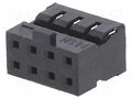 Connector: wire-wire/PCB; plug; female; PIN: 8; Milli-Grid; 2mm; 2x4 MOLEX MX-51110-0851