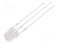 LED; green/yellow; 5mm; 140°; Front: flat; 2.1÷2.6/2.9÷3.6VDC OPTOSUPPLY OSYPMC57E1A