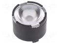 LED lens; round; plexiglass PMMA; transparent; 21÷31°; H: 6.7mm LEDIL FP11001