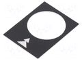 Label; black; Button marking: arrows; control cassette; 30x40mm SCHNEIDER ELECTRIC ZB2BY2956