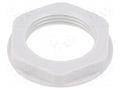 Nut; PG16; polystyrene; 30mm; light grey; Thread: PG; with flange LAPP LP-52000150