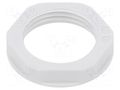 Nut; PG11; polystyrene; 24mm; light grey; Thread: PG; with flange LAPP LP-52000130