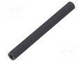 Screwed spacer sleeve; hexagonal; polyamide; M3; L: 60mm; black DREMEC TFF-M3X60/DR185