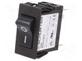 Circuit breaker; Urated: 240VAC; 60VDC; 20A; DPST; Poles: 1; SNAP-IN SCHURTER TA45-ABTBL200C0