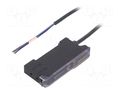 Sensor: optical fiber amplifier; PNP; IP50; Connection: lead; 2m OMRON E3X-NA41F-2M