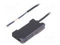 Sensor: optical fiber amplifier; PNP; IP50; Connection: cables; 2m OMRON E3X-NA41F-2M