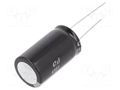 Capacitor: electrolytic; THT; 47uF; 450VDC; Ø18x31.5mm; ±20%; ED PANASONIC EEUED2W470