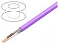 Wire; 1x2x0.75mm2; CAN bus; stranded; Cu; Insulation: PVC; violet HELUKABEL CANBUS-1X2X0.75-IN