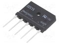 Bridge rectifier: three-phase; Urmax: 1.8kV; If: 40A; Ifsm: 370A IXYS DMA40U1800GU