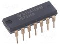 IC: video amplifier; programmable gain; 6VDC; Ch: 2; DIP14; 3.6mA TEXAS INSTRUMENTS UA733CN