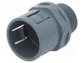 Straight terminal connector; polyamide 6; HSSV; -40÷110°C; IP65 HELUKABEL HELU-94182