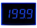 Voltmeter; digital,mounting; 0÷200mV; on panel; LED; 3,5 digit LASCAR SP300-BLUE