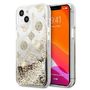 Guess GUHCP13SLGPEGO iPhone 13 mini 5.4&quot; gold/gold hardcase Peony Liquid Glitter, Guess 3666339025038 3666339025038