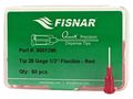Needle: plastic flexible; 0.5"; Size: 25; straight; 0.25mm FISNAR FIS-25F-1/2