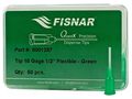 Needle: plastic flexible; 0.5"; Size: 18; straight; 0.84mm FISNAR FIS-18F-1/2