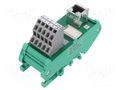 Transition; RJ45,snap-on; W: 35mm; D: 69.8mm; H: 92.6mm; Uoper: 24V WIRFA IS2-J45-W
