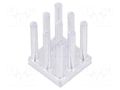 Heatsink: extruded; grilled; natural; L: 10mm; W: 10mm; H: 12.5mm FISCHER ELEKTRONIK ICKS10X10X12.5