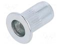 Rivet nuts; M4; steel; Ømount.hole: 6mm; L: 11mm; 20pcs. BETA 1742R-A-M4