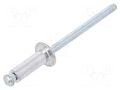 Rivet; aluminium; Rivet diam: 4mm; L.rivet: 12mm; 500pcs. BETA 1741RV-4K