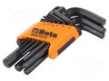 Wrench-set; hex key; short; 9pcs. BETA 96N/SC9