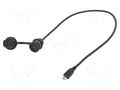 Adapter cable; USB 2.0,with protective cap; 0.5m; IP67; 1310 ENCITECH 1310-1023-01