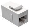RJ45 COUPLER, JACK-JACK, 8POS, CAT6 N235-001-WH