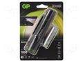 Torch: LED; waterproof; 40h; 1000lm; Ø33x142.5mm; USB cable GP GP-CR42