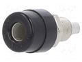 Connector: 4mm banana; socket; 32A; 60VDC; black; soldered,screw HIRSCHMANN T&M BIL20-SW
