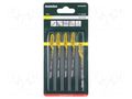 Hacksaw blade-set; wood,plastic; 51mm; 14teeth/inch; BASIC WOOD METABO MTB.623646000