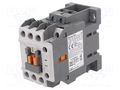 Contactor: 3-pole; NO x3; Auxiliary contacts: NO + NC; 24VAC; 18A LS ELECTRIC MC-18B-24VAC