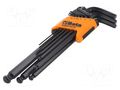 Wrench-set; hex key,spherical; long; 9pcs. BETA 96BP/SC9