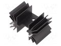 Heatsink: extruded; TO218,TO220,TO247; black; L: 25mm; W: 41.6mm OHMITE FA-T220-25E