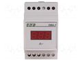 Ammeter; digital,mounting; 0÷400A; for DIN rail mounting; LED F&F DMA-1-400-5A