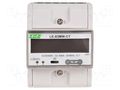Counter; digital,mounting; for DIN rail mounting; LCD; Inom: 1.5A F&F LE-03MW-CT