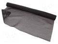 Bench mat; Width: 0.6m; L: 1.2m; foam,PVC; black; antislip; GripSafe COBA EUROPE COBA-GS010002
