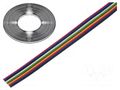 Wire: ribbon; TLWY; 10x0.124mm2; stranded; Cu; unshielded; PVC; 150V TECHNOKABEL 5.2.109