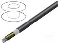 Wire: control cable; ÖLFLEX® ROBUST FD; 4G0.75mm2; black; 7.7mm LAPP OL-RB-FD-4G0.75