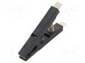 Test clip; black; gold-plated; SO8,SOIC8,SOJ8; 10mm; max.150°C AXIOMET SV-SOIC8-SLIM