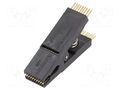 Test clip; black; gold-plated; SO18,SOIC18,SOJ18; 10mm; max.150°C AXIOMET SV-SOIC18