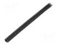 Insulating tube; fiberglass; black; -20÷155°C; Øint: 3.5mm SYNFLEX FGS-3.5-BK-100